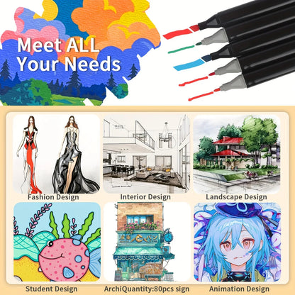 Professional Sketch Marker Set