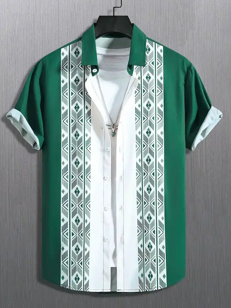 Summer Hawaiian Floral Shirt