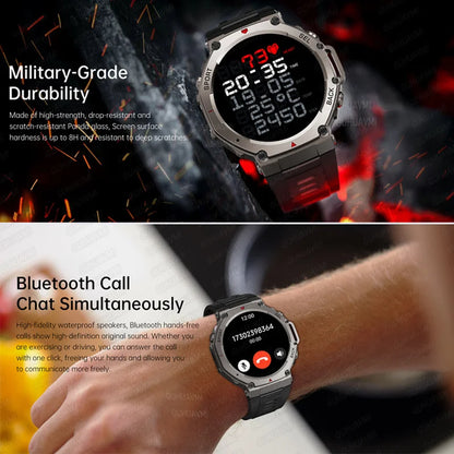 T-Rex 3 Military GPS Smartwatch – Rugged & Waterproof