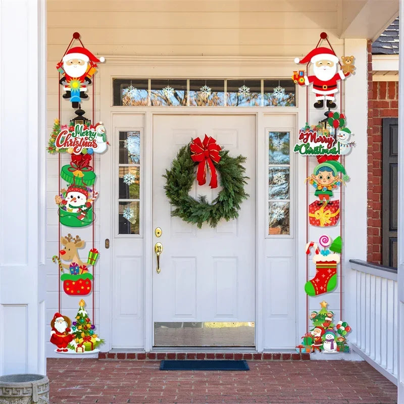 Christmas Door Hanging Banner