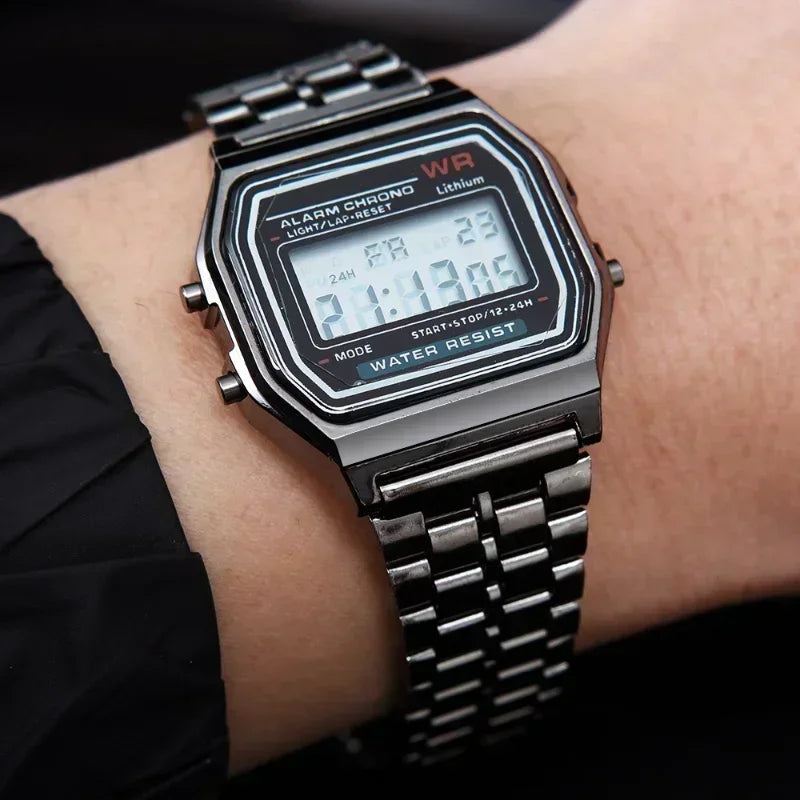 Unisex Retro Digital Watch