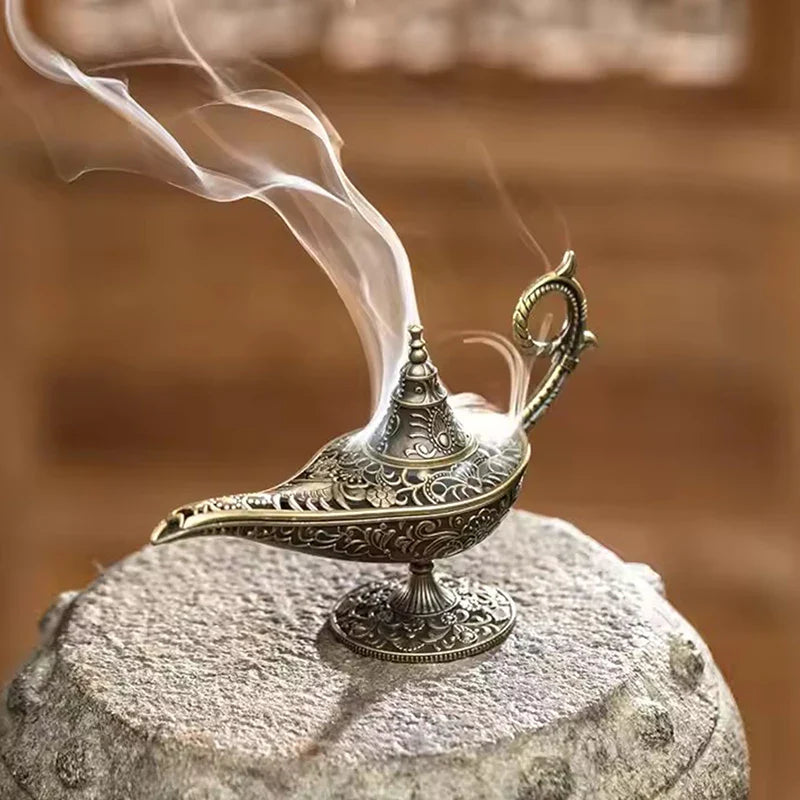 Antique Metal Incense Burner