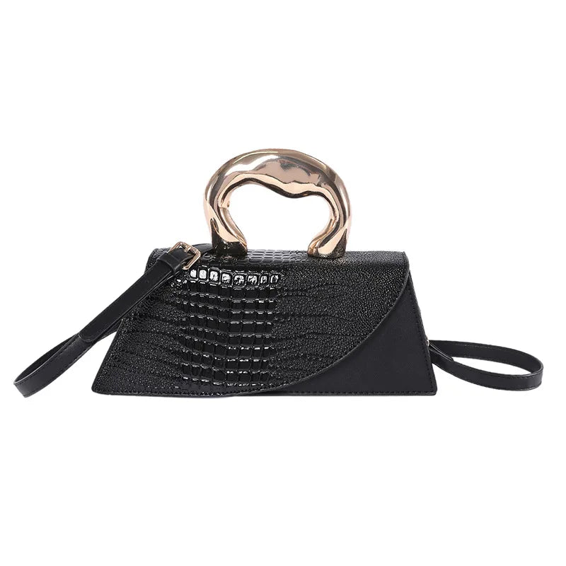 Designer Alligator Shoulder Bag