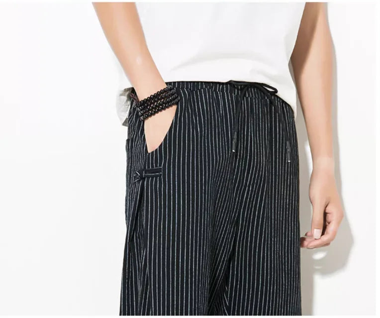 Striped Harem Pants