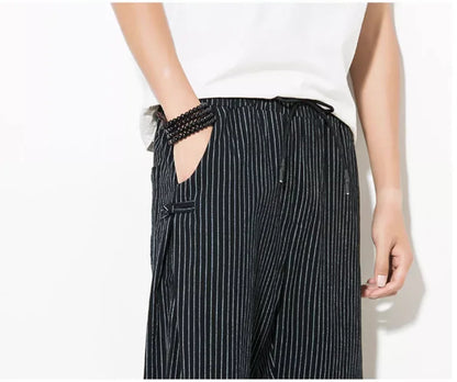 Striped Harem Pants