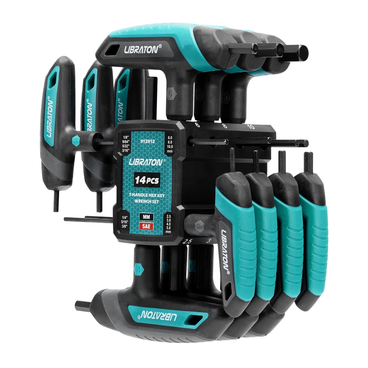 14PCS T-Handle Allen Wrenches