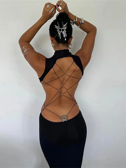 Backless Bandage Summer Dress