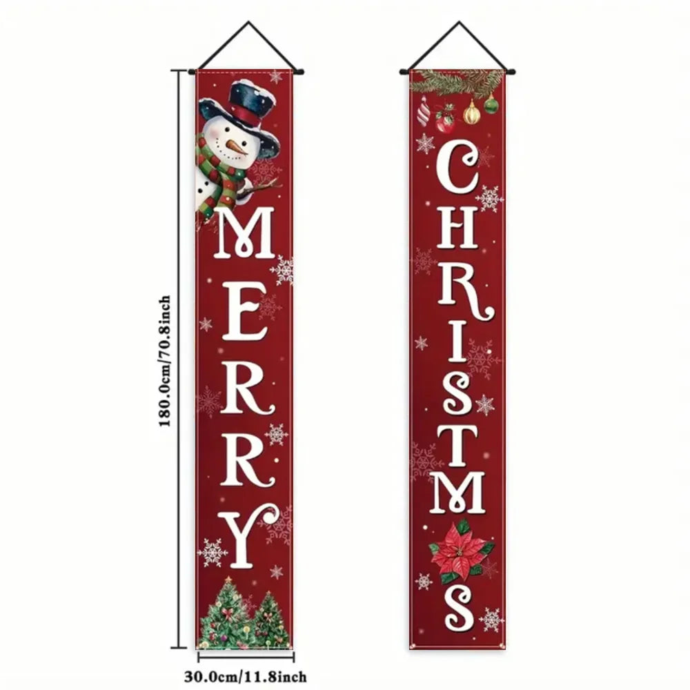 Christmas Santa Door Banner