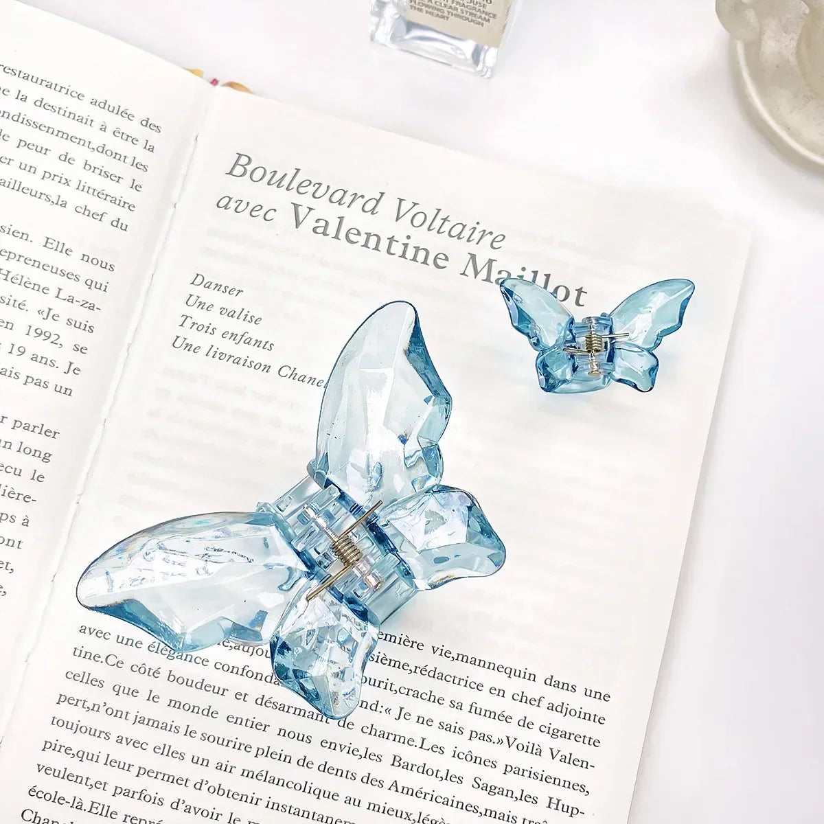 Crystal Butterfly Hair Claw