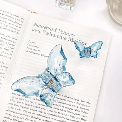 Crystal Butterfly Hair Claw
