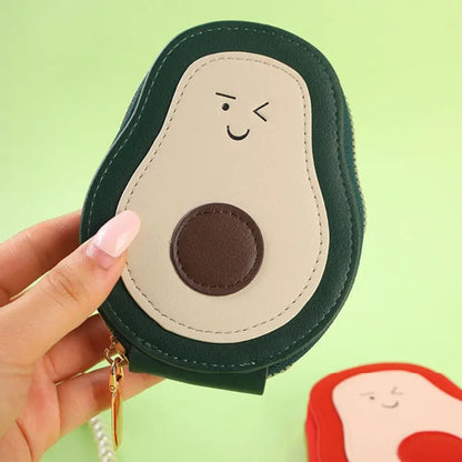Cute PU Avocado Wallet