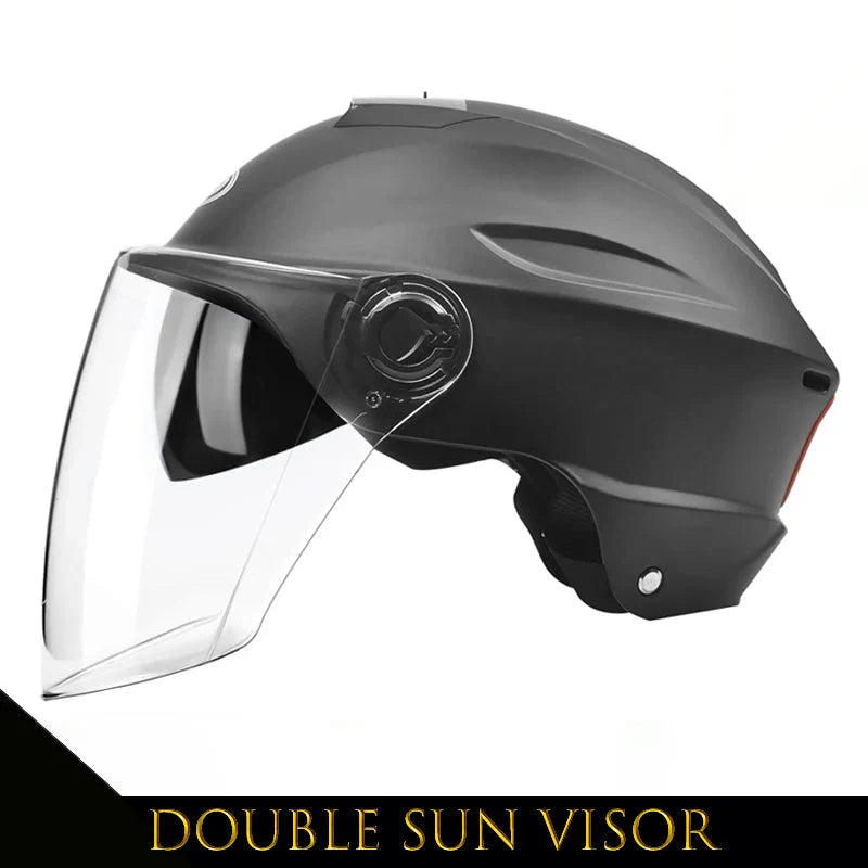 Unisex Half Face Motorcycle Helmet