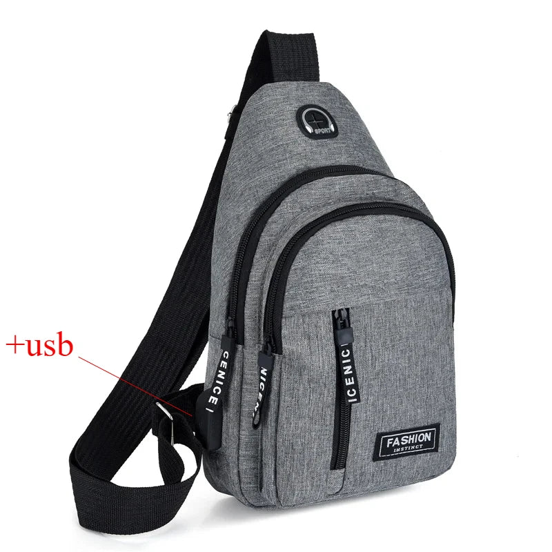 Multifunctional Men's Chest Bag