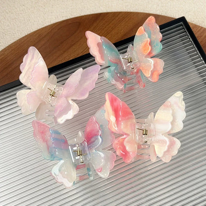 Butterfly Gradient Hair Claws
