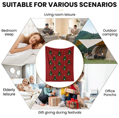 Cozy Holiday Flannel Blanket