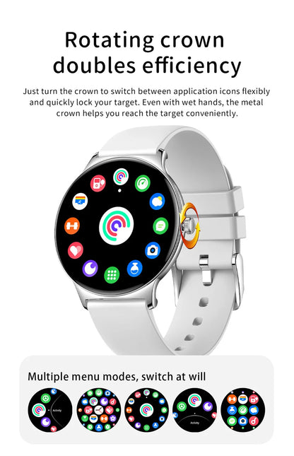 V89 AMOLED Smartwatch for Women – Slim, Stylish & Bluetooth Calling