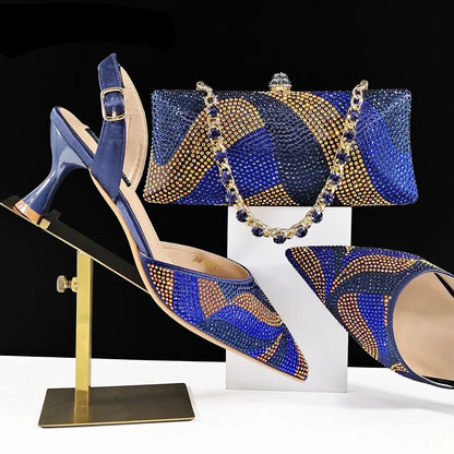 Festive Elegance: Dazzling Crystal Heels