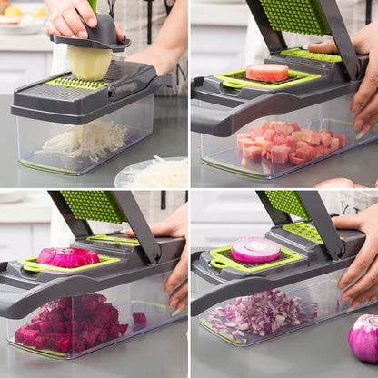 🥕 16-in-1 Vegetable Chopper