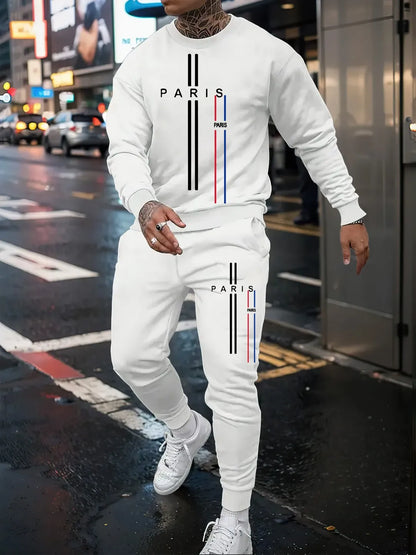 Men Long Sleeve Sports Outfit