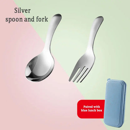 Portable stainless steel tableware