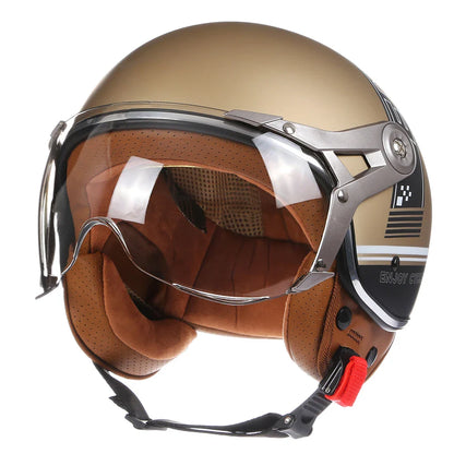 Retro Open Face Helmet