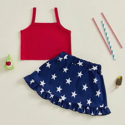 Toddler Girl 4th of July Outfit