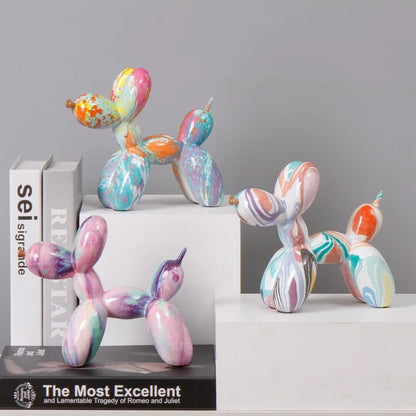 Exquisite Dog Figurine Sculpture