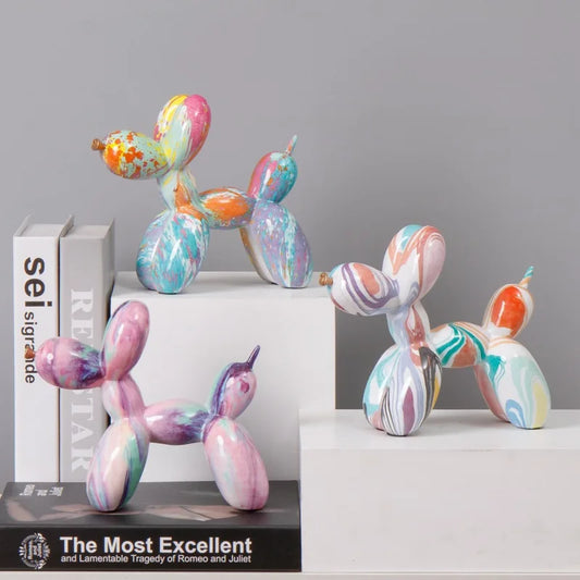 Exquisite Dog Figurine Sculpture