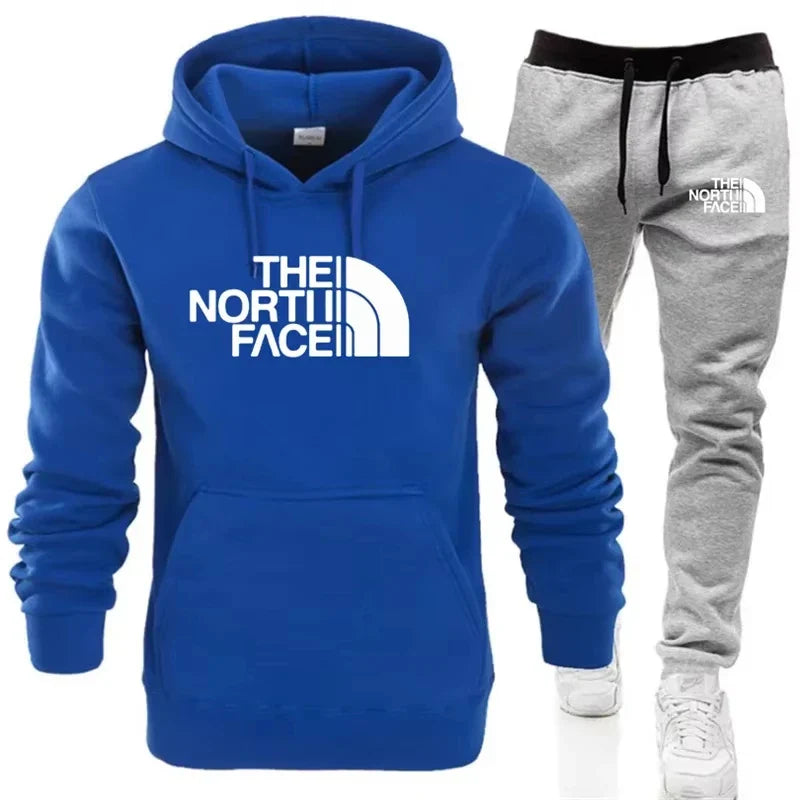 Trendy Printed Men’s Hoodie Set