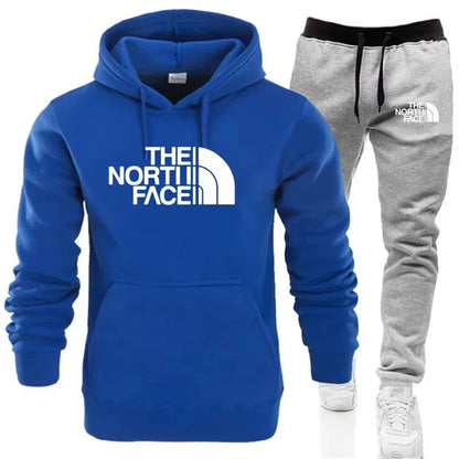 Trendy Printed Men’s Hoodie Set