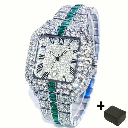 Iced Out Diamond Watch