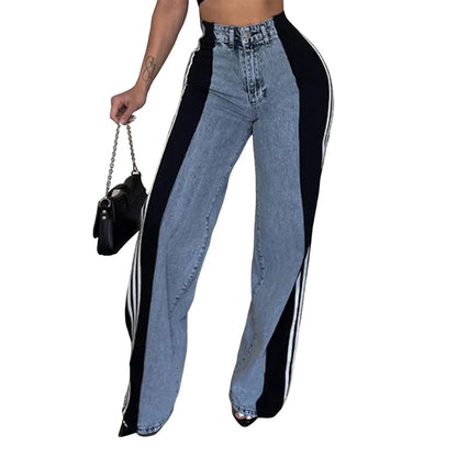 Wide Leg Denim Jeans