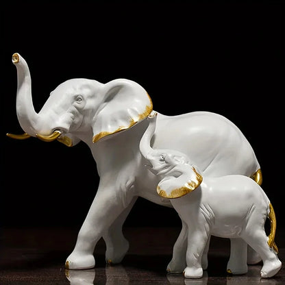 Modern Resin Elephant Statue