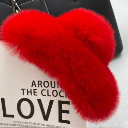 Elegant Winter Fuzzy Hair Claw