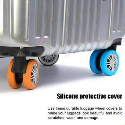 Thicken Silicone Luggage Wheel Protector
