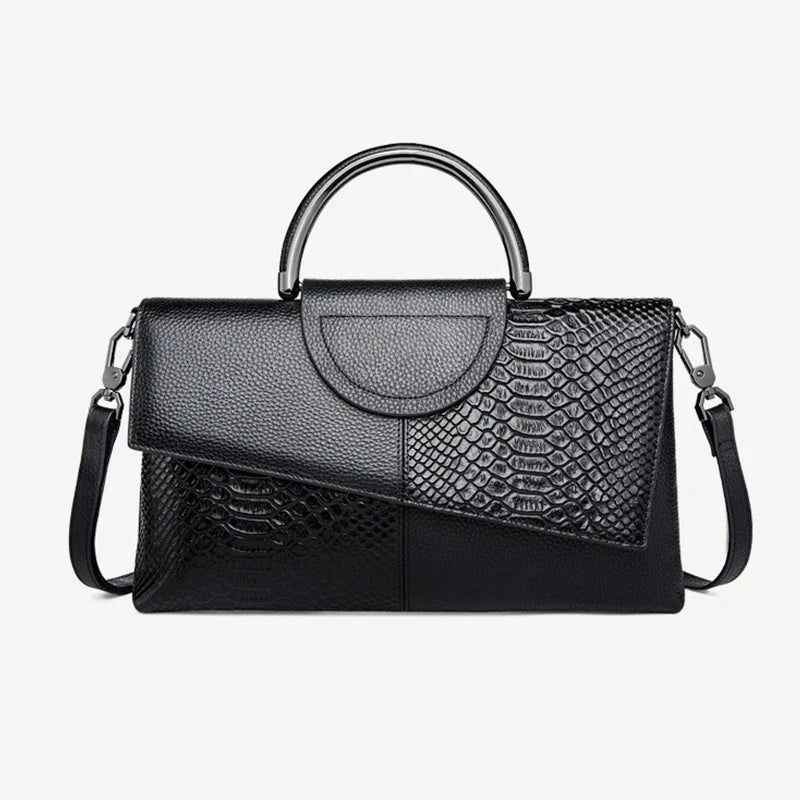 Alligator Pattern Crossbody Bag