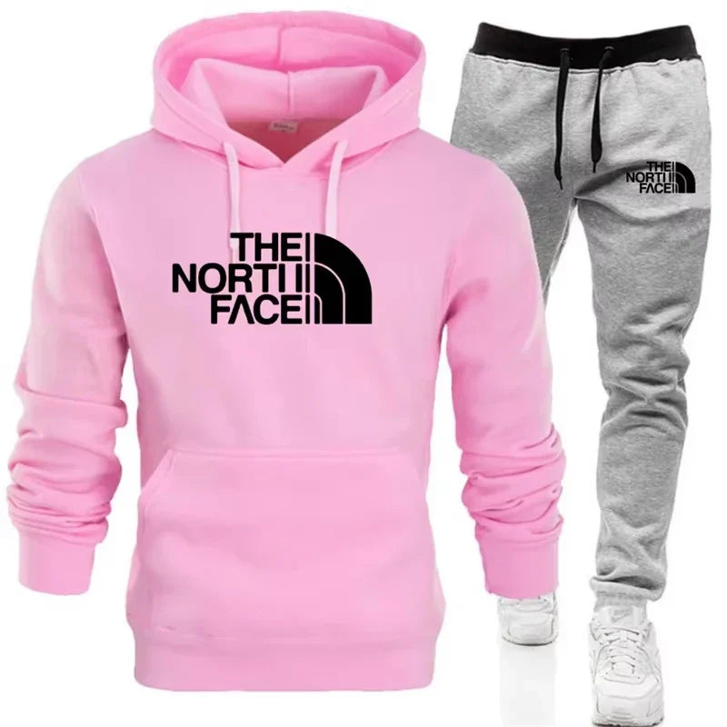 Trendy Printed Men’s Hoodie Set