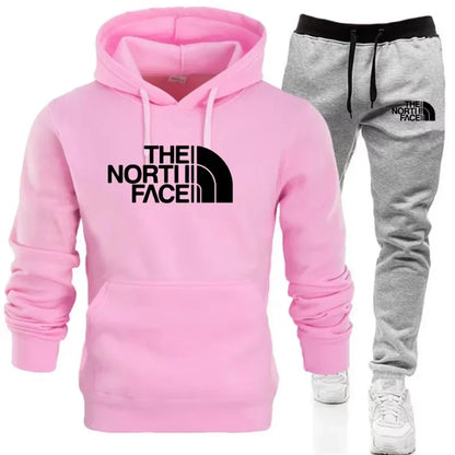 Trendy Printed Men’s Hoodie Set