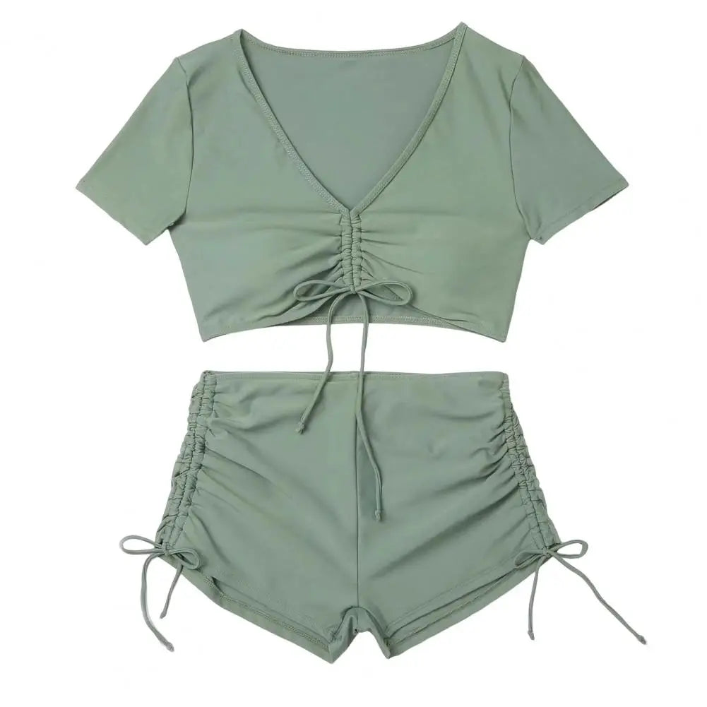 Women's V-Neck Bikini Set