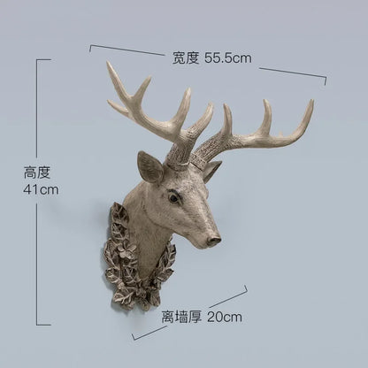 Deer Head Wall Hanging Decoration