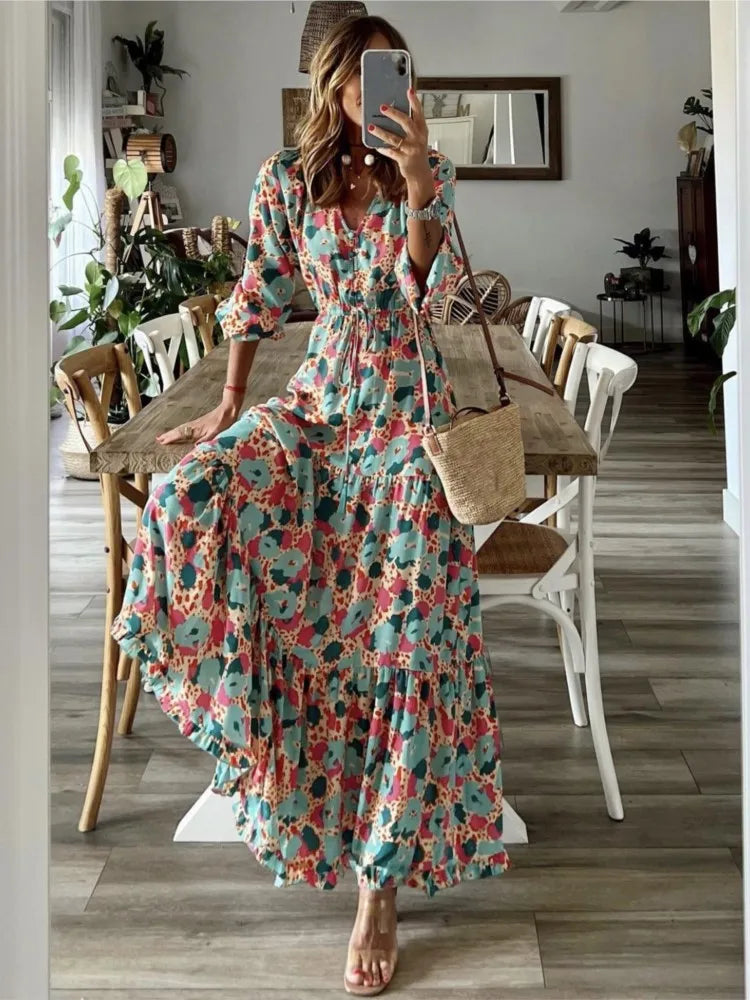 Summer Boho Casual Dress