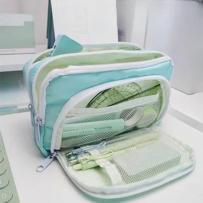 Large Capacity Zipper Pencil Case