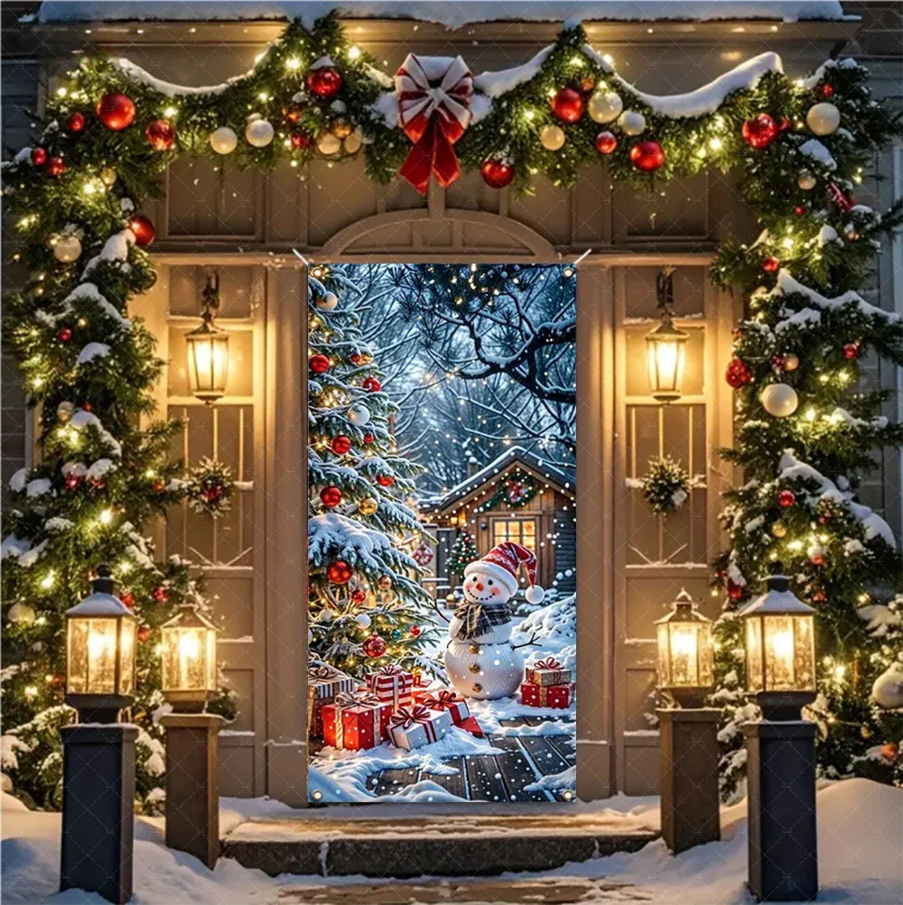 Christmas Santa Door Banner