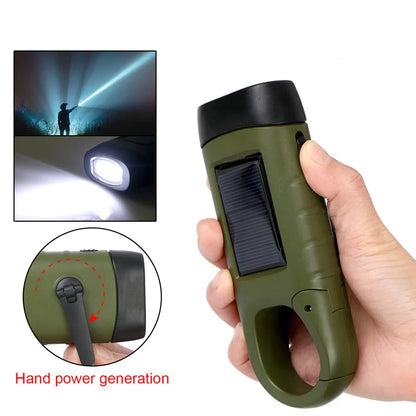 Solar-Powered Emergency Flashlight