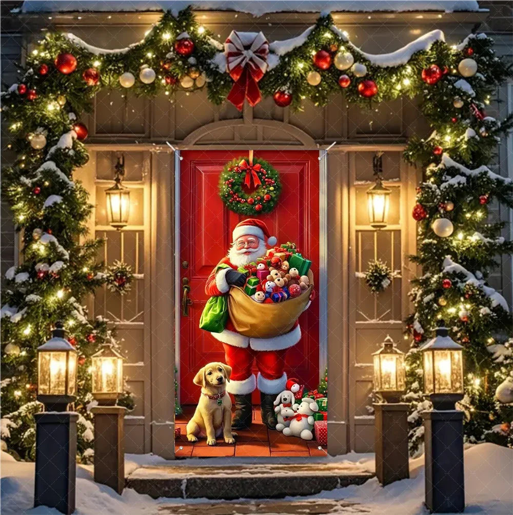 Christmas Santa Door Banner
