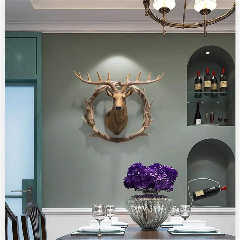 Deer Head Wall Hanging Decoration