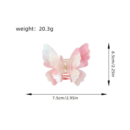 Butterfly Gradient Hair Claws