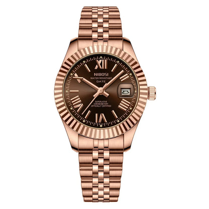 Elegant Gold Quartz Women’s Watch