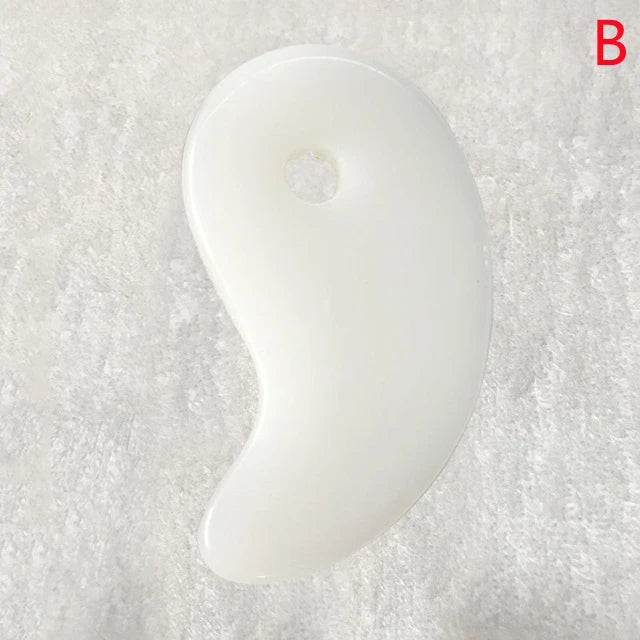 Natural Resin Jade Gua Sha Scraper