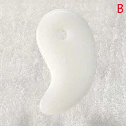 Natural Resin Jade Gua Sha Scraper
